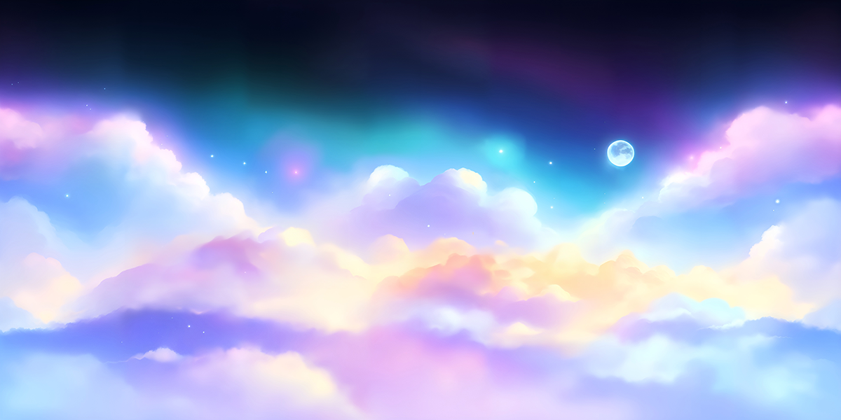 Beautiful stylized Dreamy Sky